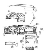 TS33DX9AB - Instrument Panel and Radios and Consoles: Upper Instrument Panel And Pad for Dodge: Viper Image