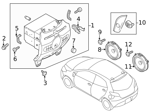 Sound System for 2014 Mazda 2 #0