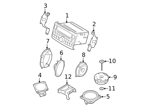 Sound System for 2015 Nissan Rogue Select #0