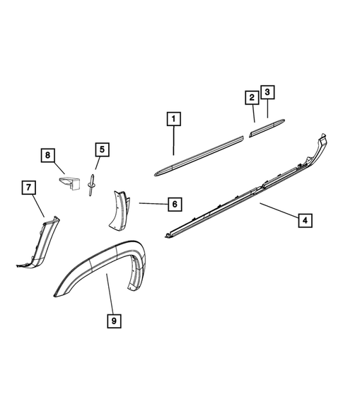 Moldings and Ornamentation for 2009 Dodge Dakota #0