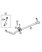 68164632AA - : Front Stabilizer Bar for Mopar Image