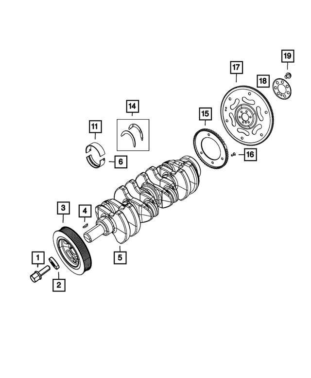 5047418AB - : Crankshaft Damper for Mopar Image