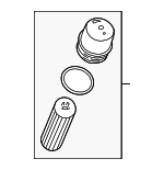 2781800009 - Maintenance &amp; Lubrication: Engine Oil Filter Element for Mercedes-Benz Image