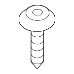 1249205123 - Body: Door Trim Panel Screw for Kia: Amanti, Borrego, Cadenza, Carnival, EV6, EV9, Forte, Forte Koup, Forte5, K4, K5, K900, Niro, Niro EV, Optima, Rio, Rio5, Sedona, Seltos, Sorento, Soul, Soul EV, Sportage, Stinger, Telluride Image