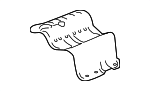 74651TVAA00 - Exhaust: Heat Shield for Honda Image