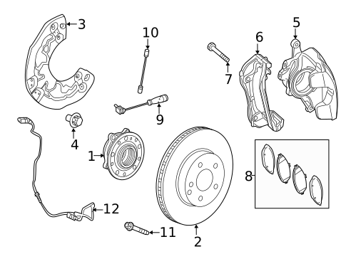 Rear Brakes for 2018 Mercedes-Benz E63 AMG S #2