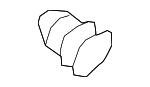 PAB85358510 - Body: Door Molding Clip for Porsche Image