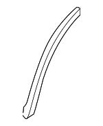 9Y3854828G2X - Body: Wheel Opening Molding for Porsche Image