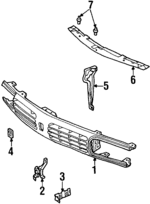 25644309 - Body: Grille for Oldsmobile: Regency Image