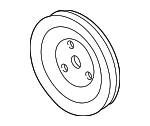 24576031 - : Engine Water Pump Pulley for Buick: Century, Skyhawk | Chevrolet: Beretta, Cavalier, Corsica, Lumina | Oldsmobile: Cutlass Ciera | Pontiac: Sunfire Image