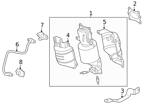 Exhaust Manifold for 2024 Honda Passport #0