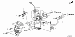 18720RNAA00 - Engine: BOLT, FLANGE (8X20) for Honda Image