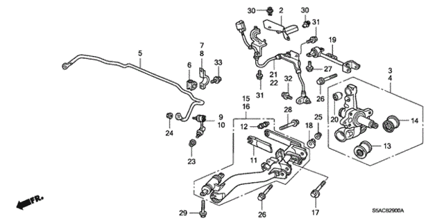 Rear Lower Arm for 2005 Honda Civic #0