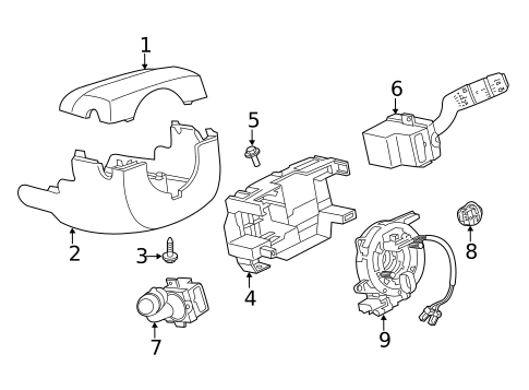 Shroud, Switches & Levers for 2014 Land Rover Range Rover #0