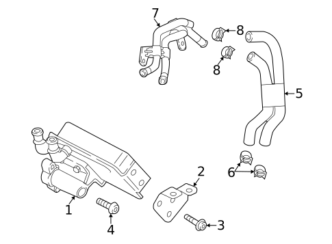 Trans Oil Cooler for 2025 Audi A5 Sportback #0