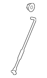 811701G000 - Body: Support Rod for Kia: Rio, Rio5 Image