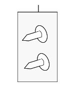 9046710005C0 - Body: Rear Seal Retainer Clip for Lexus: GX550, LX570, LX600, LX700h Image