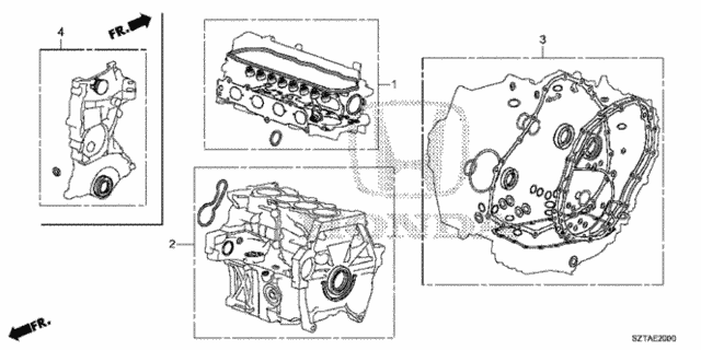Gasket Kit for 2016 Honda CR-Z #0