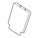 52307351401 - Body: Seat Back Pad for BMW: X5 Image