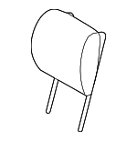 52107354030 - Body: Headrest for BMW: X5 Image