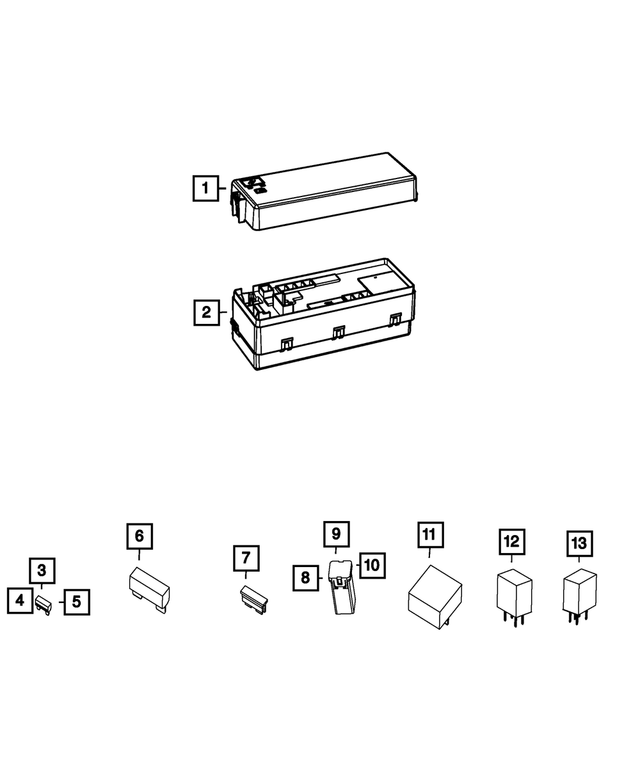 « 68172194AA – Electrical : Module D'alimentation électrique Complètement Intégré Couvercle pour Mopar Image »