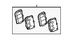 446622190 - Brakes: Brake Pads for Lexus: GS350, GS430, GS450h, GS460, IS F, IS250, IS350 Image