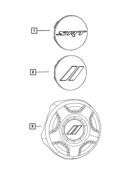Wheel Covers and Center Caps for 2023 Dodge Durango #0