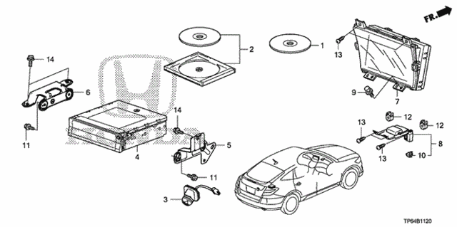 Navigation System (1) for 2012 Honda Crosstour #0