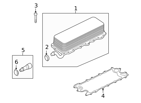 Engine Oil Cooler for 2015 Jaguar XK #0