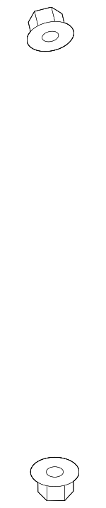 545591F000 - Suspension: Stabilizer Link Lock Nut for Kia: Cadenza, Carnival, EV6, EV9, Forte, Forte Koup, Forte5, K4, K5, K900, Niro, Niro EV, Optima, Rio, Sedona, Seltos, Sorento, Soul, Soul EV, Sportage, Stinger, Telluride Image