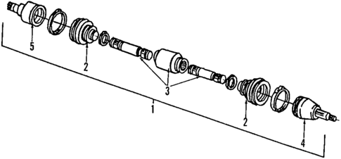 Axle Shafts & Joints for 1996 Ford Taurus #0