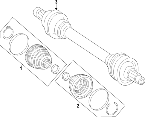 Axle Shafts & Joints for 2024 Mercedes-Benz EQB 350 #0