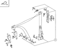 1268606985 - Front Seats: Seat Belt for Mercedes-Benz: 380SE, 380SEL Image