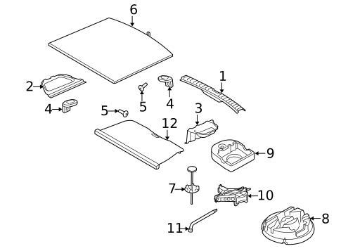 Interior Trim - Rear Body for 2009 Land Rover LR2 #0