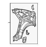 20985977 - Body: Inner Quarter Panel for Buick: Verano Image