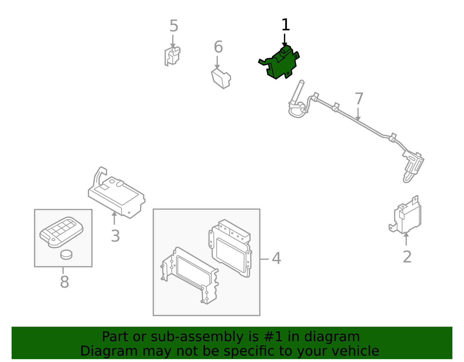 2013-2016 Hyundai Genesis Coupe Ignition Immobilizer Module 95460