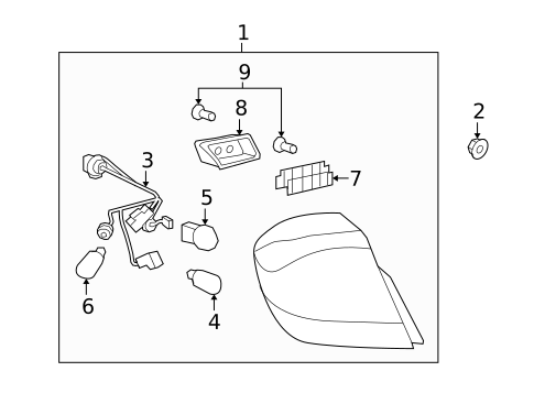 Lighting - Exterior for 2009 Saturn Aura #1