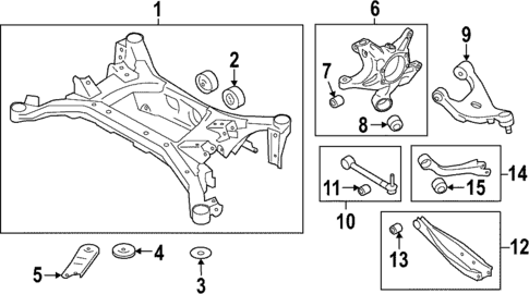 Rear Suspension for 2025 Toyota GR86 #1