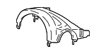 9718585655Q0 - Steering: Upper Column Cover for Porsche Image