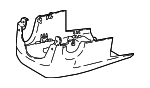 971858566A5Q0 - Steering: Lower Column Cover for Porsche Image