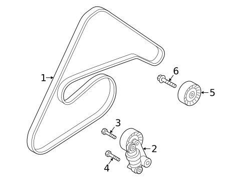 Belts & Pulleys for 2019 Kia K900 #0