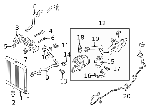 Radiator & Components for 2018 Land Rover Range Rover #0