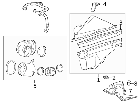 Air Intake for 2017 Cadillac CTS #0