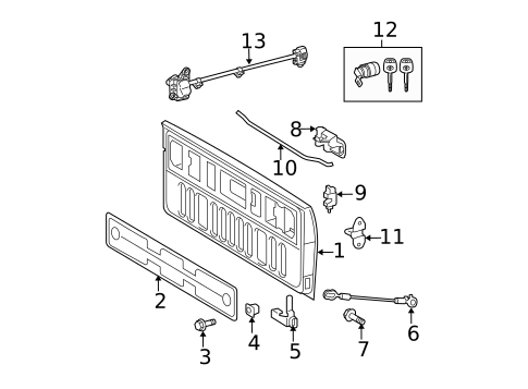 Tailgate for 2007 Toyota Tundra #1