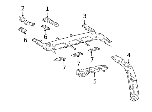 Ducts for 2006 Lexus LX470 #1
