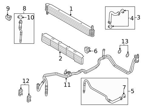 Trans Oil Cooler for 2014 Ford F-150 #0