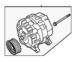 PB903021 - Electrical: Alternator for Porsche Image