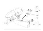 2228200154 - Electrical System: Contact Plate, Mob. Phone for Mercedes-Benz Image