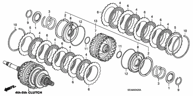AT Clutch (4th-5th) (1) for 2005 Acura TSX #0
