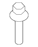 1125006201 - Body: Bumper Cover Bolt for Hyundai Image